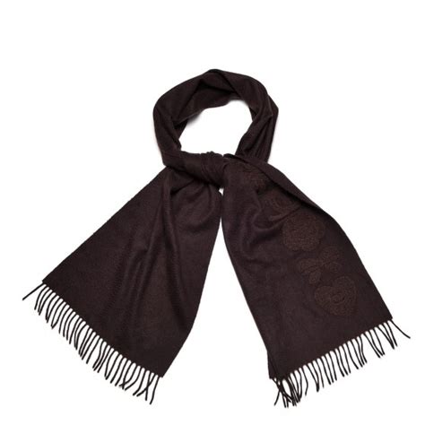 black chanel scarf|chanel brown cashmere scarf.